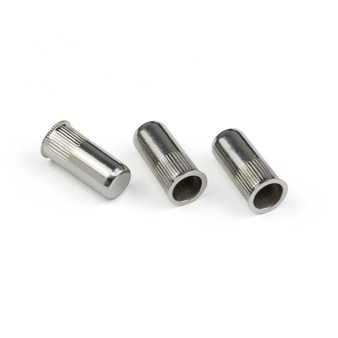 Stainless Steel Reduce Head Knurled Body Closed End Round Rivet Nut