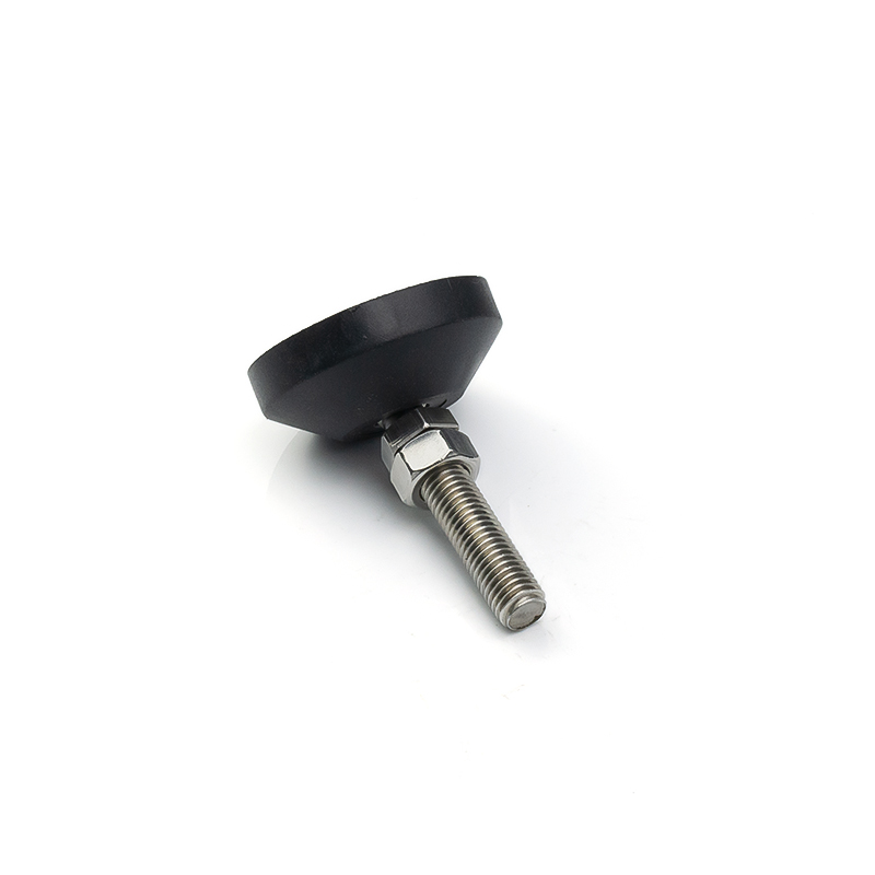 OEM Customized Stainless Steel Threaded Support Feet Rubber Adjustable Feet Nylon Universal Foot Swivel Levelers for Furniture Feet