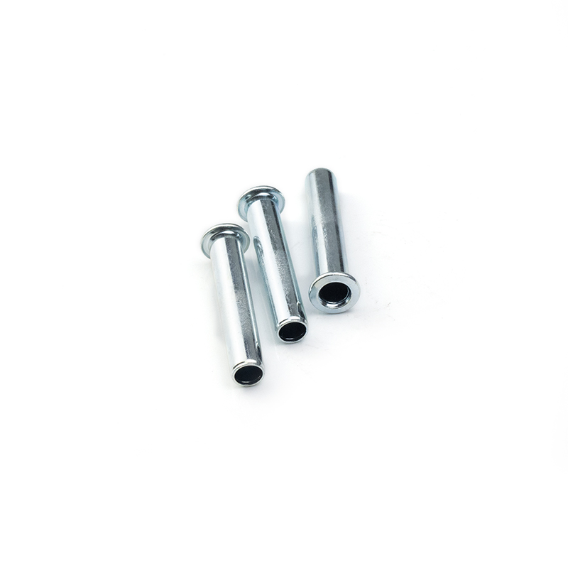 Carbon Steel Custom All Size Non Standard Nut Blue Galvanized Long Round Flat Hollow Rivet Nut Non-standard Nuts 
