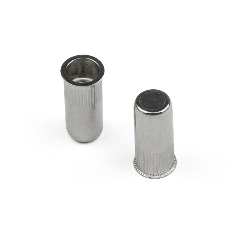 Stainless Steel Reduce Head Knurled Body Closed End Round Rivet Nut