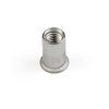 Stainless Steel Countersunk Head Knurled Body Stripe Round Hollow Rivet Nut