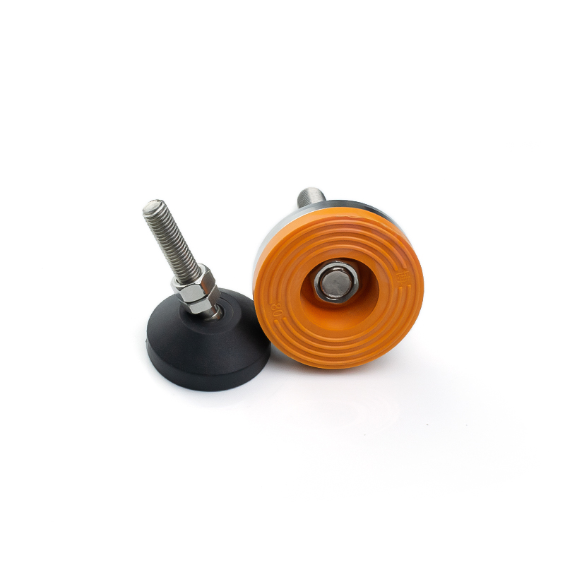 OEM Customized Stainless Steel Threaded Support Feet Rubber Adjustable Feet Nylon Universal Foot Swivel Levelers for Furniture Feet
