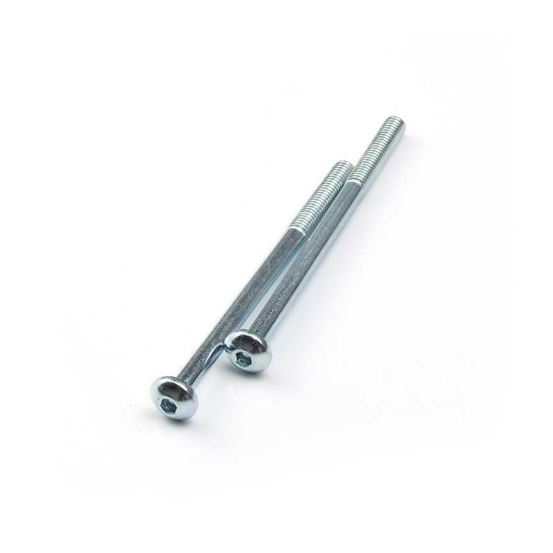 Carbon Steel Custom Blue Zinc Plated Non Standard Pan Head Hex Socket Machine Screw