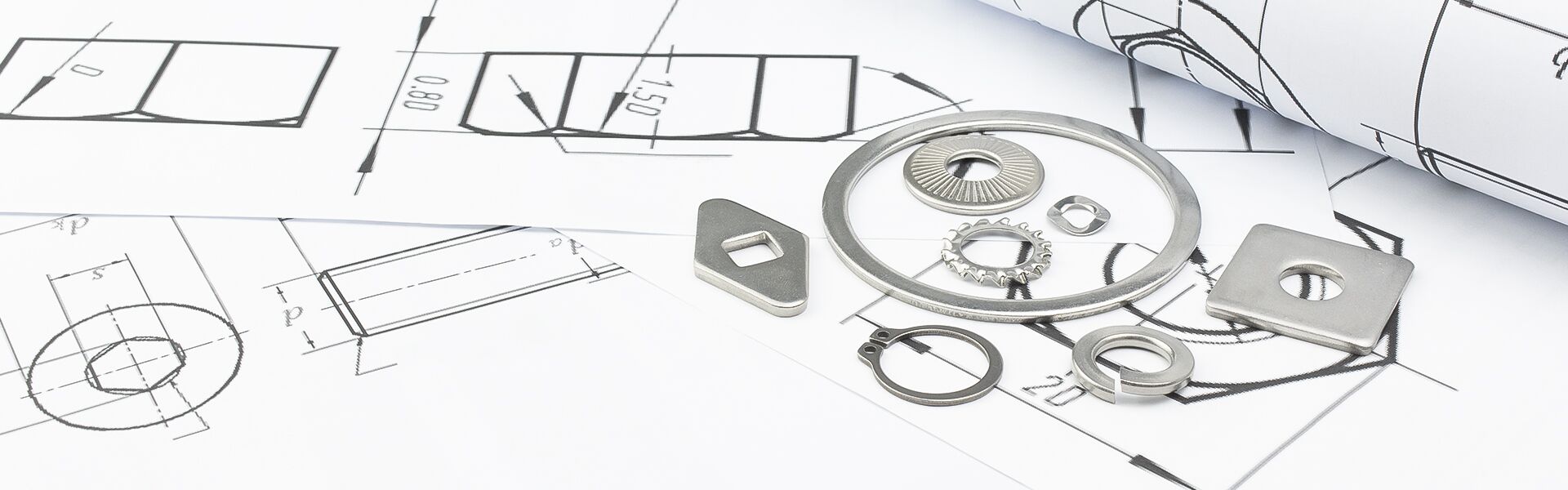 Various types of stainless steel gaskets