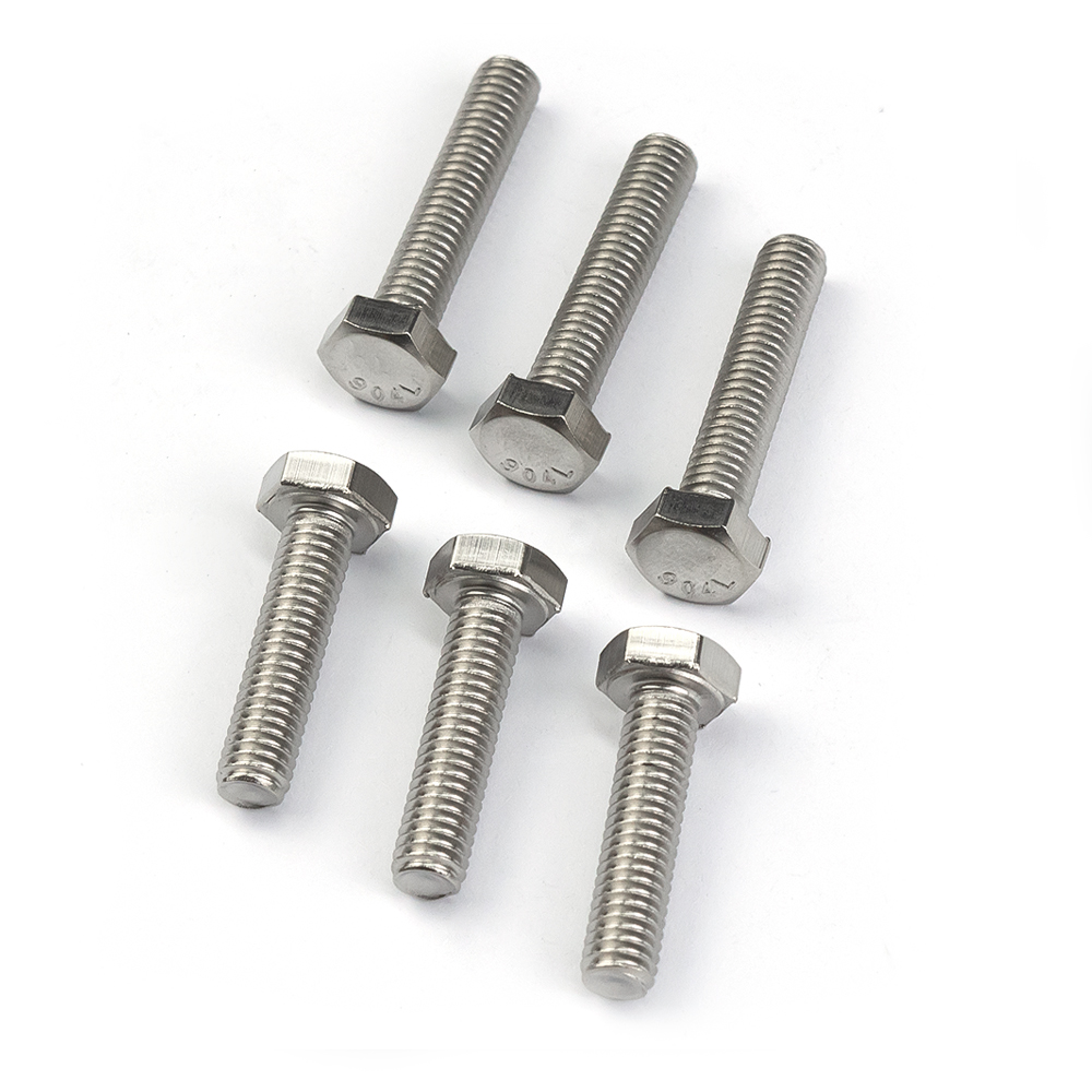 Din933 Stainless Steel 904l Full Thread Hex Bolt Hex Head Bolt Hexagonal Bolt