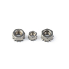 Stainless Steel 304 316 M3 M8 M10 K Nut Hex K Teeth Lock Rotating Crimping Nut