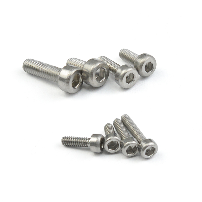 DIN912 M1.2 M1.5 Stainless Steel Hex Socket Allen Screw Machine Screw Tiny Micro Repair Screw Kit Eyeglass Sunglass Watch Jewelry Repair Replace Micro Screw