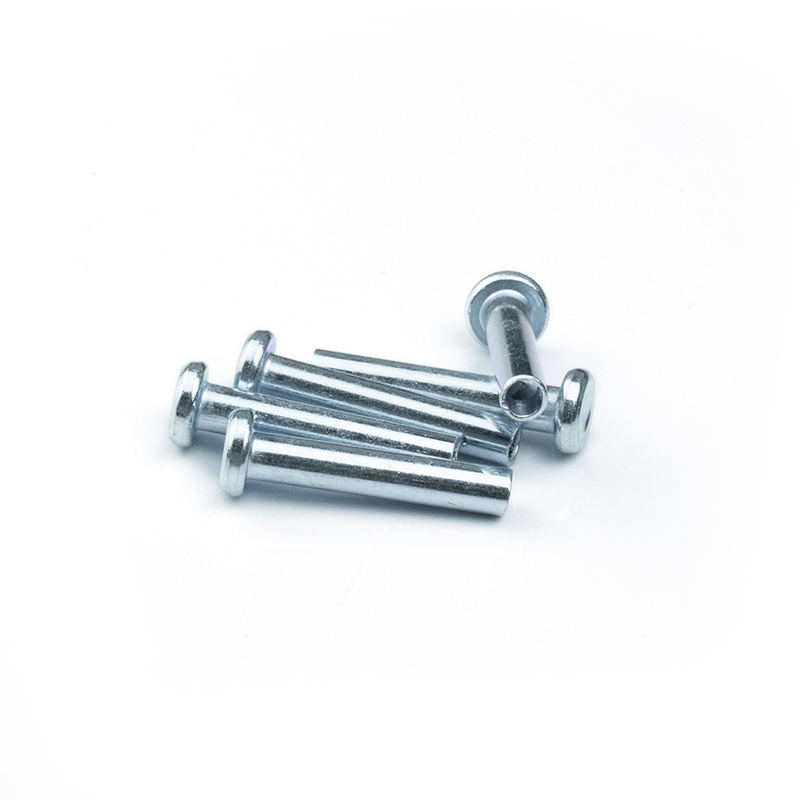 Carbon Steel Custom All Size Non Standard Nut Blue Galvanized Long Flat Solid Rivet Nut Non-standard Nuts 