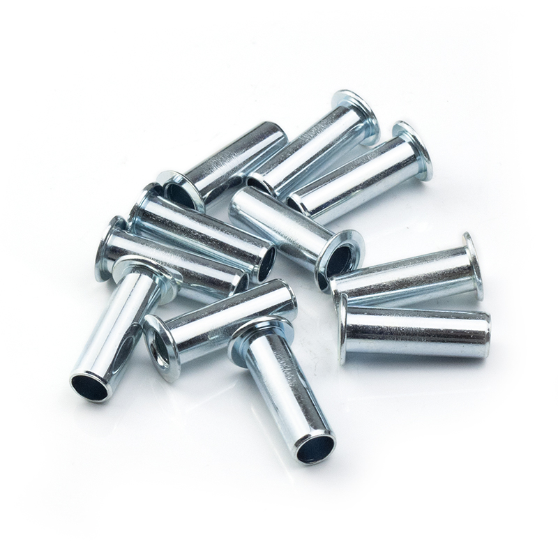 Carbon Steel Custom All Size Non Standard Nut Blue Galvanized Long Round Flat Hollow Rivet Nut Non-standard Nuts 