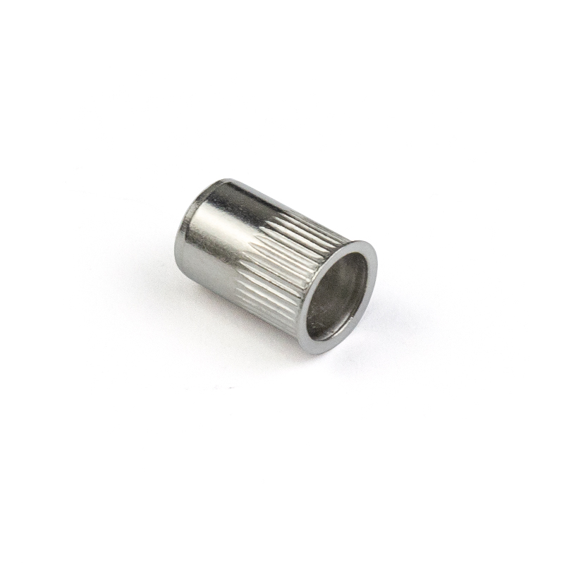 Stainless Steel Aluminum Reduce Head Knurled Body Stripe Round Hollow Rivet Nut