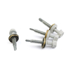 Stainless Steel Carbon Steel Black White Hex Washer Head Drilling Screw with Epdm Washer 