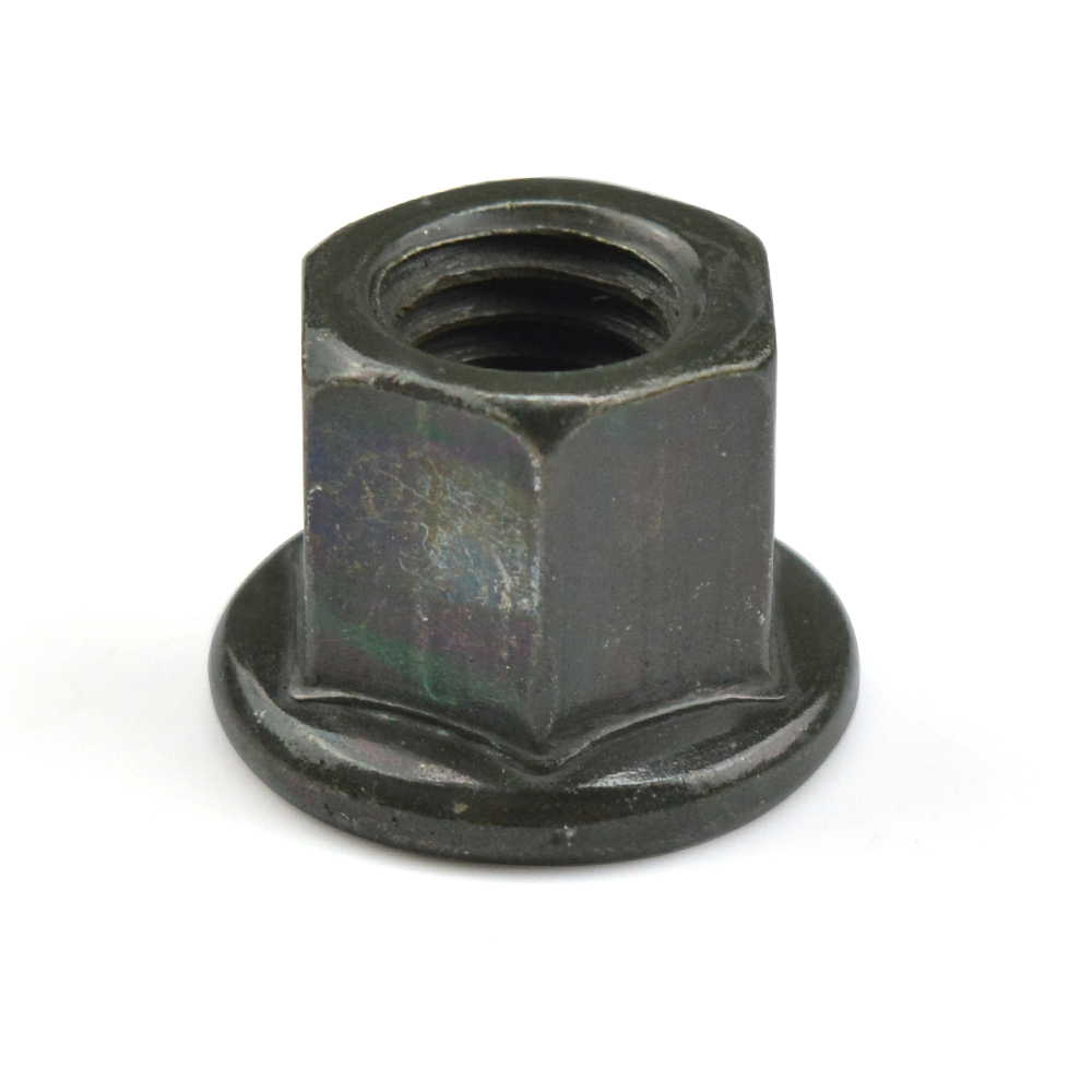 Carbon Steel Black Oxide Hex Flange Nut