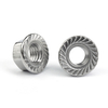 Stainless Steel 2205 Hex Flange Nut Duplex Stainless Steel Din6923 Hex Flange Nut Lock Nut