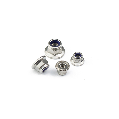 Stainless Steel DIN6926 Hex Flange Nylon Insert Nut Locking Nut