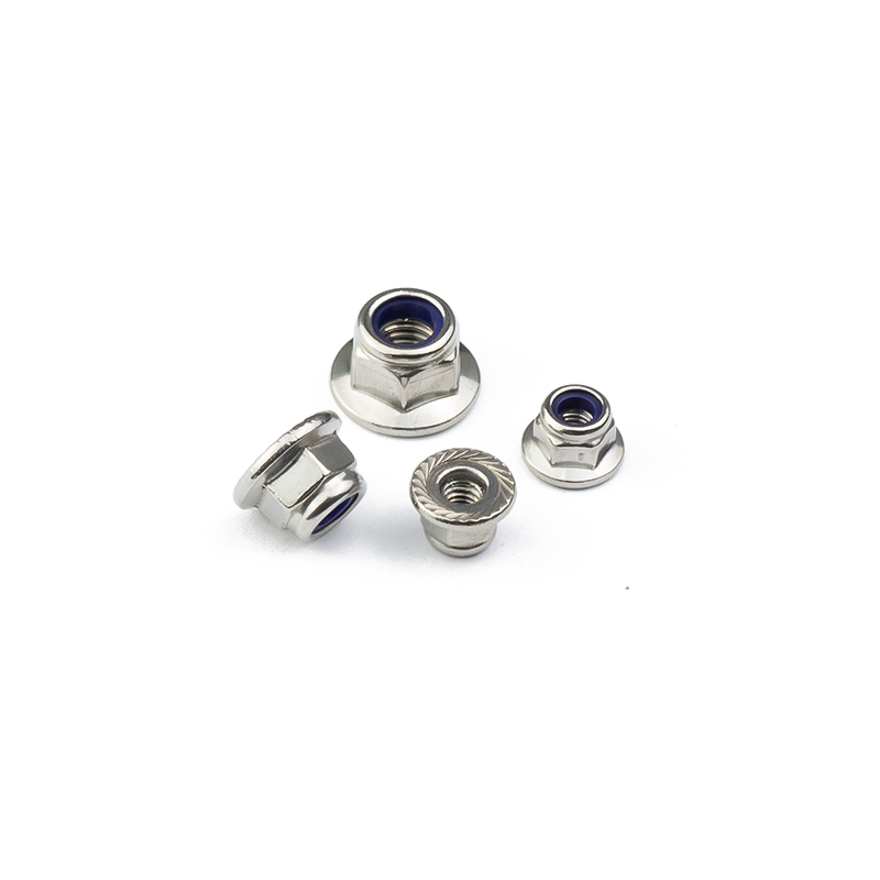 Stainless Steel DIN6926 Hex Flange Nylon Insert Nut Locking Nut