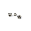 Stainless Steel 304 316 M3 M8 M10 K Nut Hex K Teeth Lock Rotating Crimping Nut