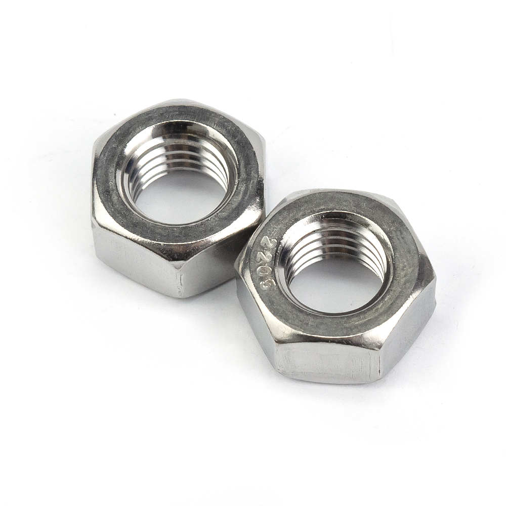 Stainless Steel 2205 Hex Nut Duplex Stainless Steel Din934 Hex Head Nut Hex Thin Nut