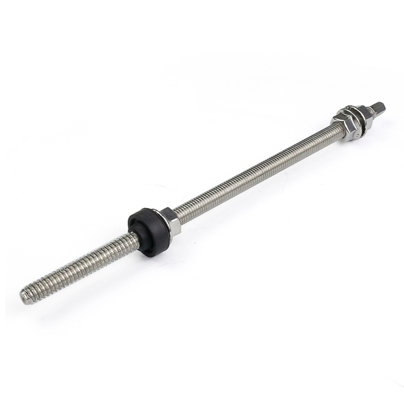 Solar Hanger Bolt And Hex Flange Nut Hex Nut Double Ended Threaded Rod