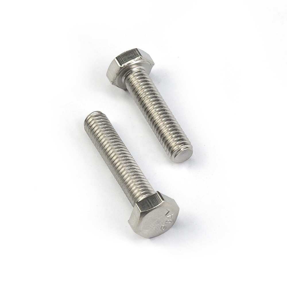 Din933 Stainless Steel 904l Full Thread Hex Bolt Hex Head Bolt Hexagonal Bolt