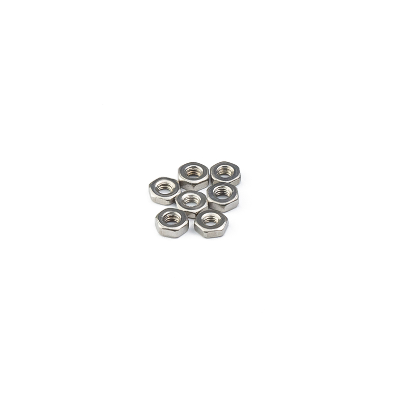 Stainless Steel 304 Ss316 Small Hex Nut Thin Nuts M1.5 M2 M2.5 M3 M3.5 M4 M5 DIN 934 Thin Hex Nuts