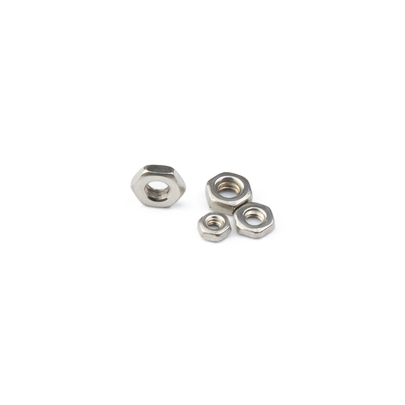 Stainless Steel 304 Ss316 Small Hex Nut Thin Nuts M1.5 M2 M2.5 M3 M3.5 M4 M5 DIN 934 Thin Hex Nuts
