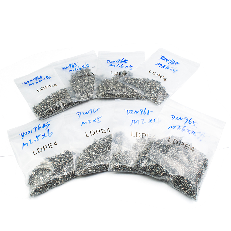 DIN965 M1.2 M1.5 Stainless Steel CSK Phillip Drive Machine Screw Tiny Micro Repair Screw Kit Eyeglass Sunglass Watch Jewelry Repair Replace Micro Screw