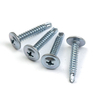 Carbon Steel Blue Zinc Plated Galvanize Cross Drive Wafer Head Self-Drilling Screws