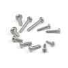 DIN7985 M1.2 M1.5 Stainless Steel Pan Head Philip's Groove Screw Machine Screw Tiny Micro Repair Screw Kit Eyeglass Sunglass Watch Jewelry Repair Replace Micro Screw