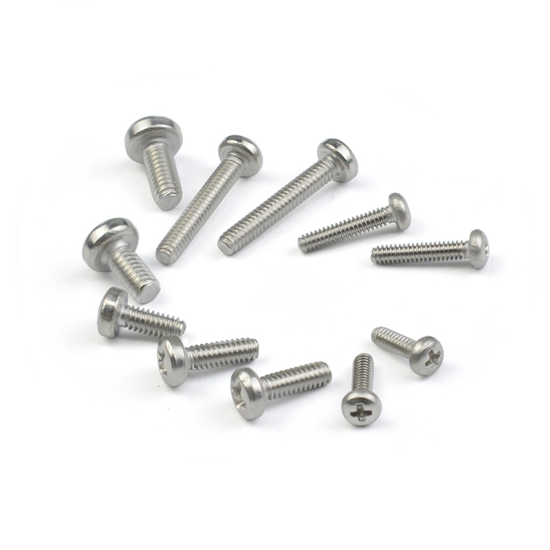 DIN7985 M1.2 M1.5 Stainless Steel Pan Head Philip's Groove Screw Machine Screw Tiny Micro Repair Screw Kit Eyeglass Sunglass Watch Jewelry Repair Replace Micro Screw