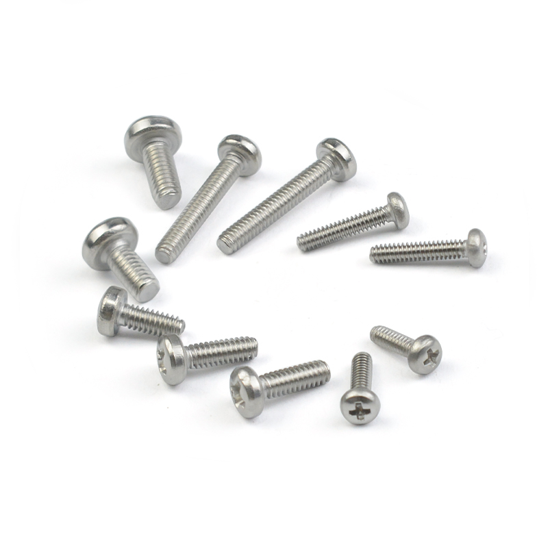 DIN7985 M1.2 M1.5 Stainless Steel Pan Head Philip's Groove Screw Machine Screw Tiny Micro Repair Screw Kit Eyeglass Sunglass Watch Jewelry Repair Replace Micro Screw