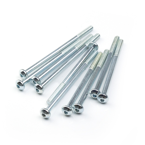 Carbon Steel Custom Blue Zinc Plated Non Standard Pan Head Hex Socket Machine Screw