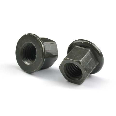 Carbon Steel Black Oxide Hex Flange Nut