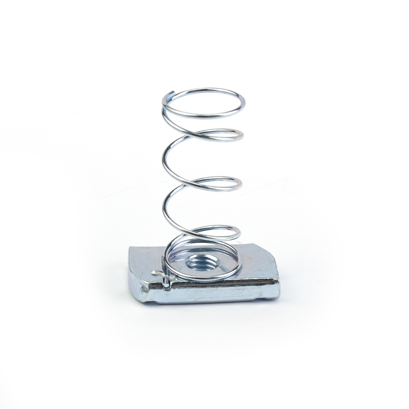 Carbon Steel Blue Galvanized Spring Nut Regular Spring Channel Nut