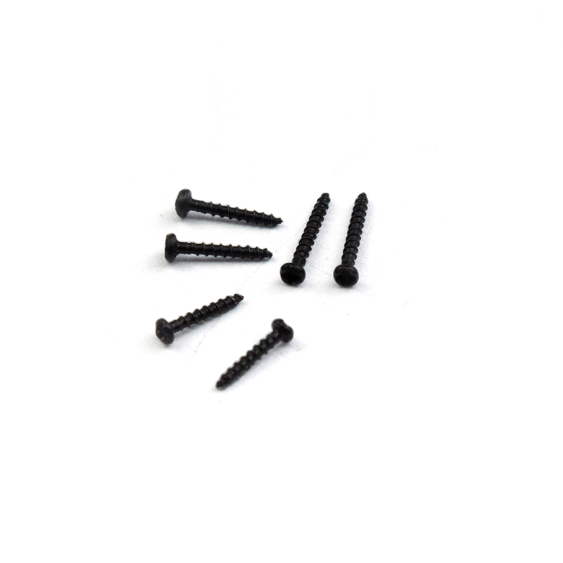 Black Oxide Tapping Screw Tiny Screws for Electronics Micro Small Pan Head Assortment Kit for Eyeglasses Watches Clocks Mobile Phone M1/M1.2/M1.4/M1.6/M1.7