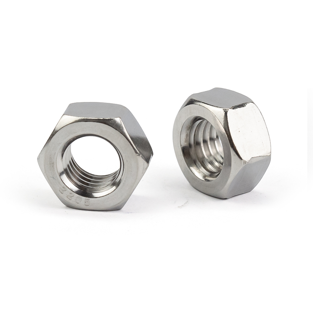 Stainless Steel 2205 Hex Nut Duplex Stainless Steel Din934 Hex Head Nut Hex Thin Nut