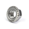 Stainless Steel 2205 Hex Flange Nut Duplex Stainless Steel Din6923 Hex Flange Nut Lock Nut