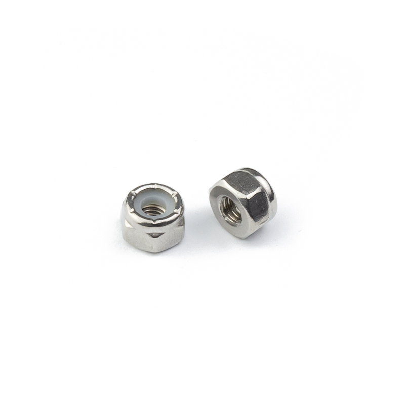 Stainless Steel DIN985 Hex Nylon Insert Nut Locking Nut ANSI ASME UNC Insert Nut Locking Nut with Serration