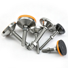 304 Stainless Steel Leveling Feet Universal Swivel Adjustable Foot D80 M12 Anti Slip Pad Machine Medical Warehouse